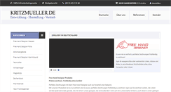 Desktop Screenshot of kritzmueller.de