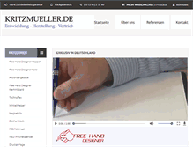 Tablet Screenshot of kritzmueller.de